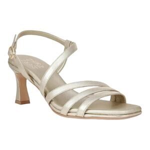 Naturalizer Women’s Galaxy Strappy Dress Sandals Light Gold Size 8 1/2 M